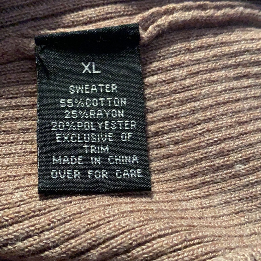 AGB brand beige long women’s sweater - Picture 10 of 11